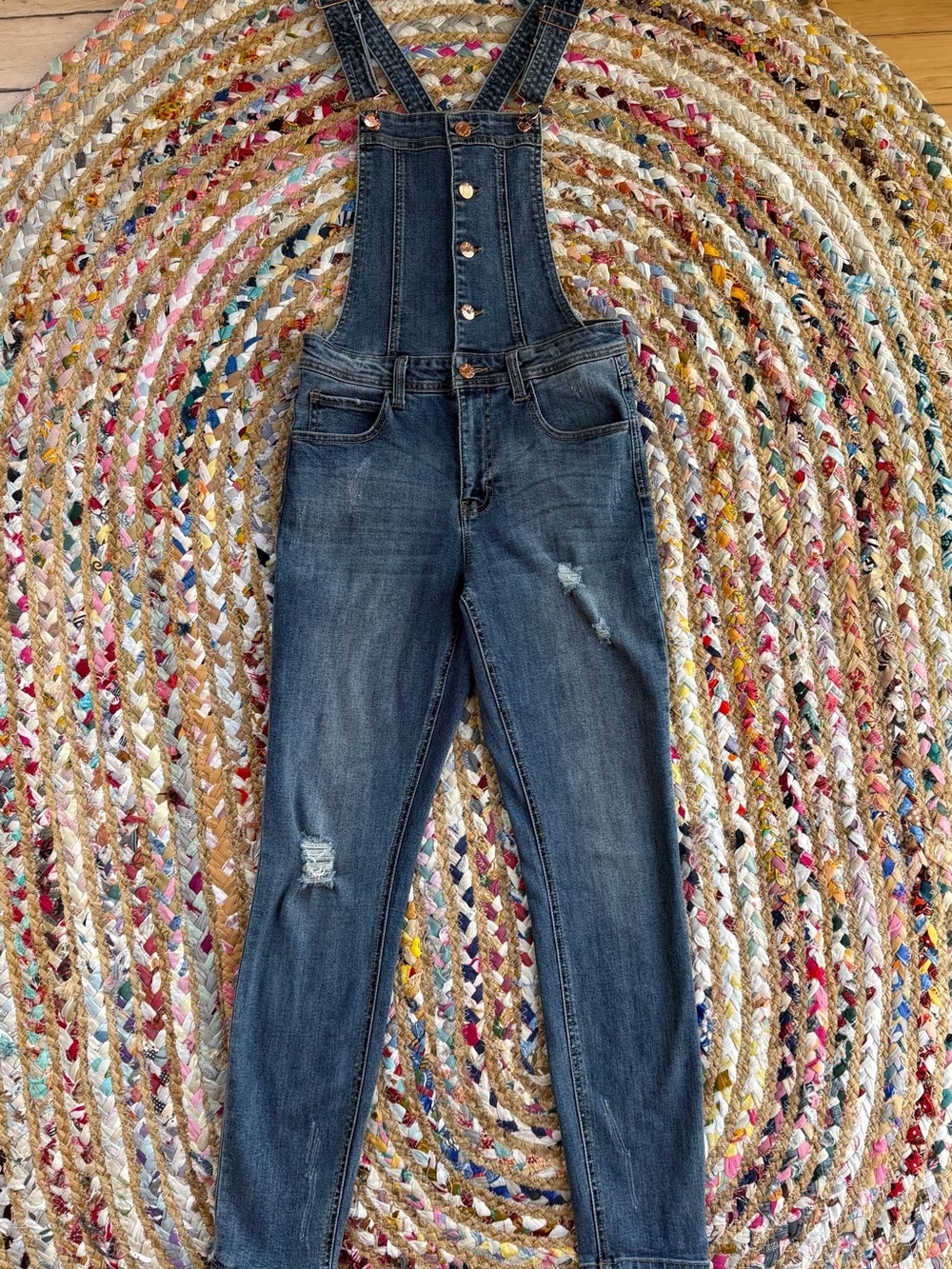 Women’s Guess Jeans Dark Blue Denim Overalls